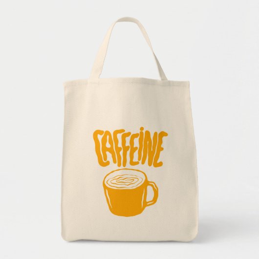 Yellow Caffeine トートバッグ (正面)