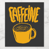 Yellow Caffeine ワインラベル (シングルラベル)