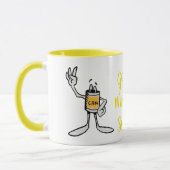 Yellow Can Creature Coffee Mug マグカップ (左)