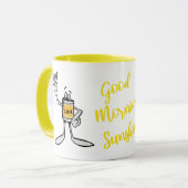 Yellow Can Creature Coffee Mug マグカップ (正面左)