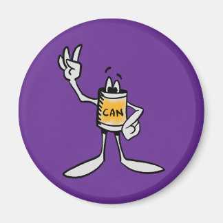 Yellow Can Creature Kitchen Fridge Magnet マグネット