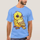 Yellow Canary Bird friend Tシャツ (正面)