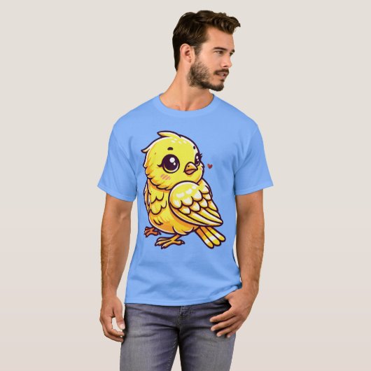 Yellow Canary Bird friend Tシャツ (正面フル)