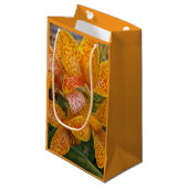 Yellow Canna Lily with Red Speckles Floral スモールペーパーバッグ (正面アングル)