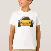 Yellow Cartoon Car  Tシャツ (正面)