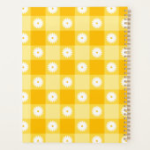 Yellow Checkered Floral プランナー手帳 (裏面)
