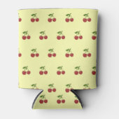 Yellow Cherry Pattern Fresh Fruit Modern Party 缶クーラー (正面)
