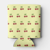 Yellow Cherry Pattern Fresh Fruit Modern Party 缶クーラー (裏面)