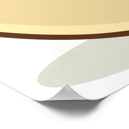 Yellow Chick And Egg ポスター (角)