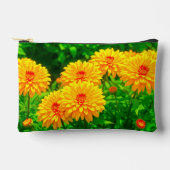 Yellow Chrysanthemums Pouch アクセサリーポーチ (正面)