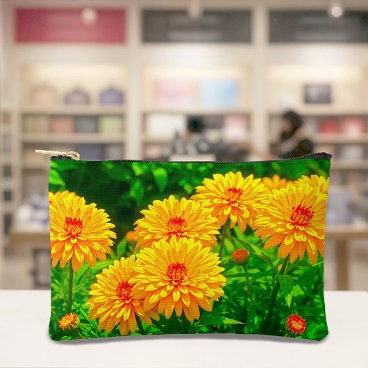 Yellow Chrysanthemums Pouch アクセサリーポーチ