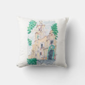 Yellow Church クッション (正面)