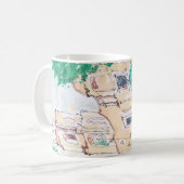 Yellow Church コーヒーマグカップ (正面左)