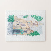 Yellow Church ジグソーパズル (横)