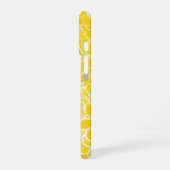Yellow Circle Art Phone Case iPhone 16ケース (左側面)