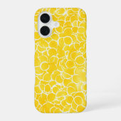 Yellow Circle Art Phone Case iPhone 16ケース (裏面)