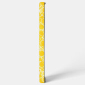 Yellow Circle Art Phone Case Samsung Galaxyケース (左側面)