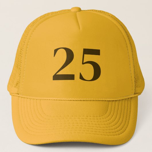 Yellow Color Birthday Gift Hat キャップ (正面)