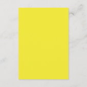 Yellow Color Block | Aesthetic Flat Design エンクロージャーカード (裏面)