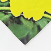 Yellow Cornelius フリースブランケット (角)