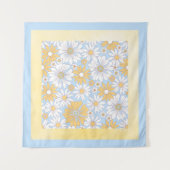 Yellow Country Flower art タペストリー (正面(横))