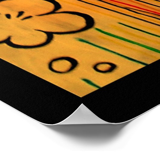 Yellow Creole Rain ポスター (角)