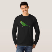 Yellow crowned parakeet Kakariki Tシャツ (正面フル)