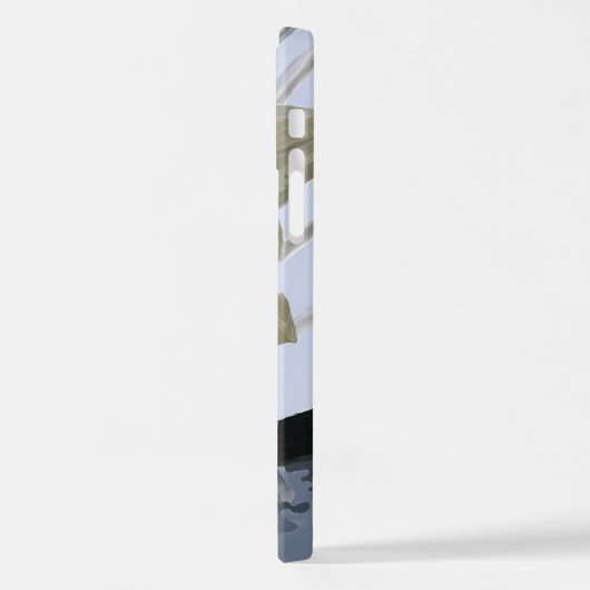 Yellow Daffodil Art Iphone 12/12 Pro Case iPhoneケース (左側面)