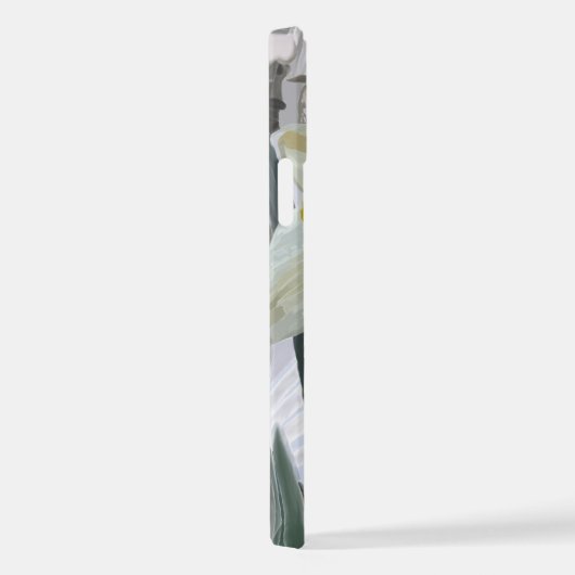 Yellow Daffodil Art Iphone 12/12 Pro Case iPhoneケース (右側面)