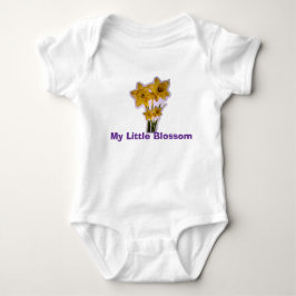 Yellow Daffodil Baby Bodysuit. ベビーボディスーツ
