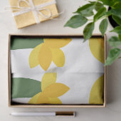 Yellow Daffodil Flower Floral 薄葉紙 (ギフト)