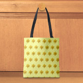 Yellow Daffodil Seamless Pattern Tote Bag トートバッグ
