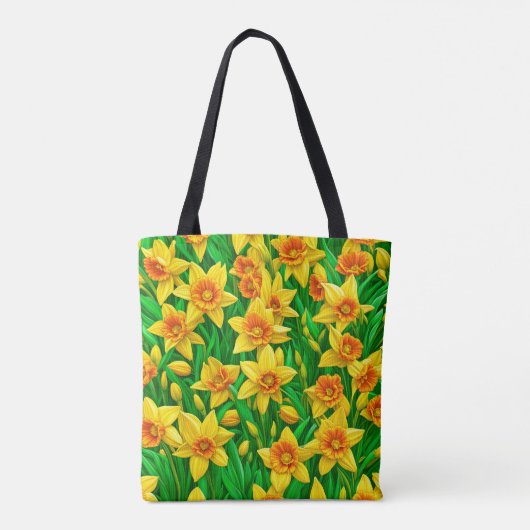 Yellow Daffodils Tote Bag トートバッグ (裏面)