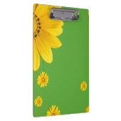  Yellow Daisy Floral Design on Green backround クリップボード (右)