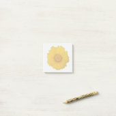 Yellow Daisy Sticky Notes ポストイット (デスク上)