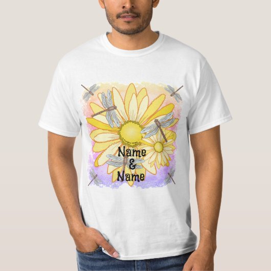Yellow Daisy  Tシャツ (正面)
