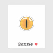 Yellow Demonic Cat Eye シール (シート)