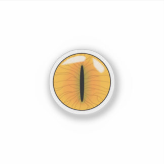 Yellow Demonic Cat Eye シール
