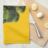 Yellow dog kitchen towel. キッチンタオル (四つ折り)