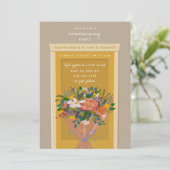 Yellow Door House Warming Party Illustrated 招待状 (スタンド正面)