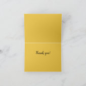 Yellow Dotted Daisy's サンキューカード (内部)