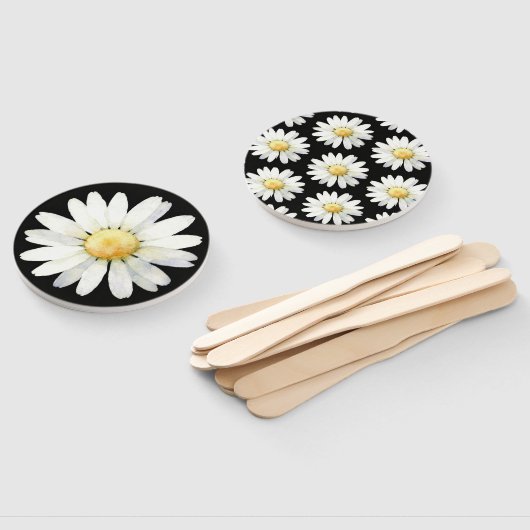 Yellow Dotted Daisy's ハンドファン (組立なし)