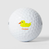 Yellow Duck Design Personalised ゴルフボール (正面)