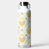 YELLOW EASTER EGGS WITH WHITE DAISIES ウォーターボトル (正面)