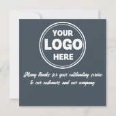 Yellow Employee Of The Monthアワード・カード 招待状 (裏面)