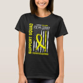 Yellow Endometriosis Awareness Granny Support Amer Tシャツ (正面)