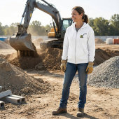 Yellow Excavator Construction Machinery パーカ