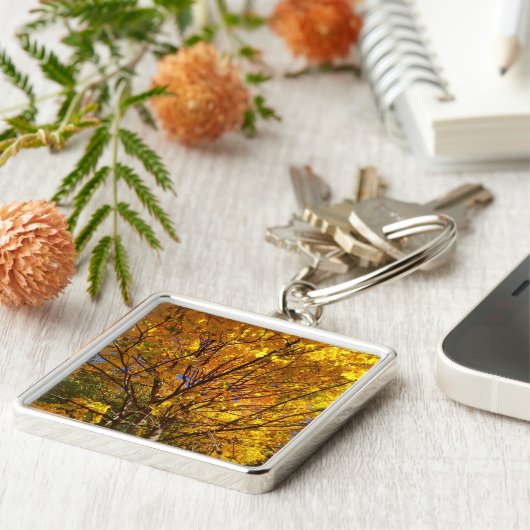 Yellow Fall Foliage キーホルダー (側面)