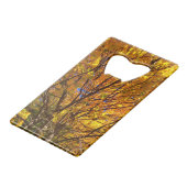 Yellow Fall Foliage クレジットカード栓抜き (裏面アングル)