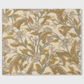 Yellow Fancy Roses ラッピングペーパー (フラット)